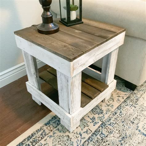 wayfair farmhouse side table